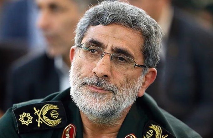 جنرال اسماعپل قاآني چې اسرائیلو یي د وژلو اعلان کړﺉ وو، نن ژوندﺉ را ښکاره سو.
دا یې د بعضو په قول د نړۍ د هغه قوي ترینو استخباراتو ـ موساد ـ معلومات.