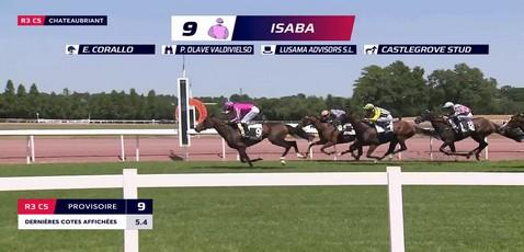 Victoria de Isaba en Chateaubriant

Isaba, entrenada por P. Olave y la monta de E. Corallo, ha vencido en el prix Vieux Manoir, carrera sobre 2.650 metros con 11 participantes y 8.000 euros para el ganador.

Más infor: tinyurl.com/2banj7ho
Foto: pmu.fr
