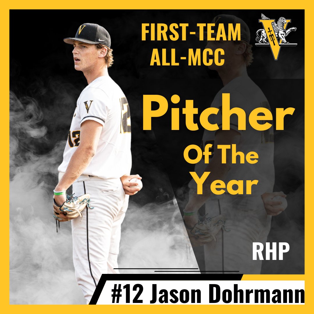 Vianney Griffins (@vianneygriffins) on Twitter photo CONGRATULATIONS to our Vianney Griffins on the sweep! Infielder Trey Jozwiakowski won the MCC Player of the Year award, while pitcher Jason Dohrmann earned the MCC Pitcher of the Year, and Coach Dave Stewart took home the Coach of the Year.
#BeAGriffin | #STL | <a href="/VianneyBaseball/">Vianney Baseball</a> CONGRATULATIONS to our Vianney Griffins on the sweep! Infielder Trey Jozwiakowski won the MCC Player of the Year award, while pitcher Jason Dohrmann earned the MCC Pitcher of the Year, and Coach Dave Stewart took home the Coach of the Year.
#BeAGriffin | #STL | <a href="/VianneyBaseball/">Vianney Baseball</a>