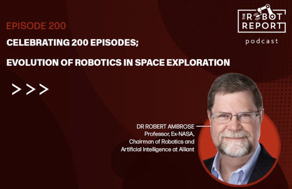 alliantgroup (@alliantgroup) on Twitter photo 📷 Just Dropped: Episode 200 of The Robot Report Podcast with alliant's Dr. Ambrose
<a href="/Dhavaljadav02/">Dhaval Jadav</a> <a href="/therobotreport/">The Robot Report</a>
therobotreport.com/celebrating-20… 📷 Just Dropped: Episode 200 of The Robot Report Podcast with alliant's Dr. Ambrose
<a href="/Dhavaljadav02/">Dhaval Jadav</a> <a href="/therobotreport/">The Robot Report</a>
therobotreport.com/celebrating-20…