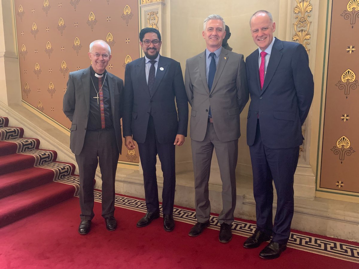 FCDO FoRB Envoy (@fcdo_forb_envoy) on Twitter photo Today I had a valuable meeting with Sheikh Al Mafoud <a href="/adpeaceforum/">Abu Dhabi Forum for Peace منتدى أبوظبي للسلم</a>, Bishop Justin Welby and Lord Rook to discuss interreligious dialogue and understanding in the Middle East and Africa. Today I had a valuable meeting with Sheikh Al Mafoud <a href="/adpeaceforum/">Abu Dhabi Forum for Peace منتدى أبوظبي للسلم</a>, Bishop Justin Welby and Lord Rook to discuss interreligious dialogue and understanding in the Middle East and Africa.