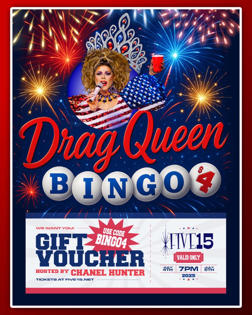 Five15royaloak's tweet image. Cartoon Chaos &amp;amp; $4 Drag Bingo? Your 4th of July Weekend Starts at Five15 - mailchi.mp/five15/cartoon…