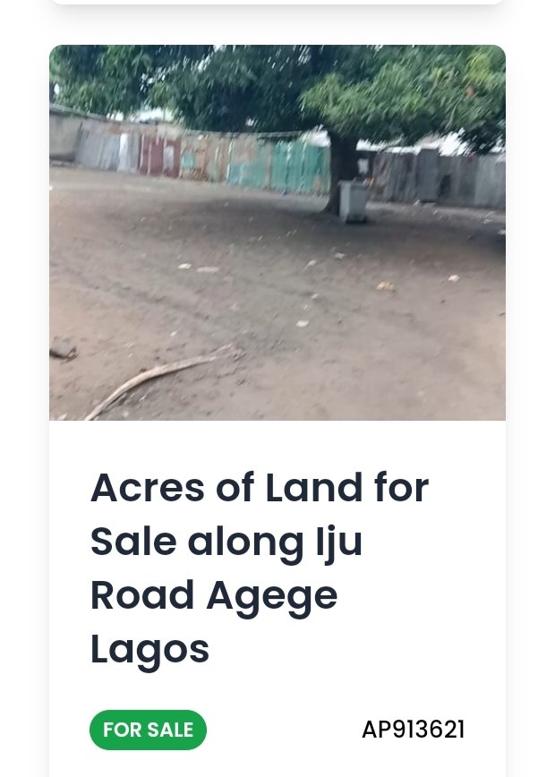 aproglobal's tweet photo. 3+ Acres for sale on Iju Road, Agege Pen Cinema, Lagos

Price: Call
07063822217 https://t.co/MnylaxcLIc