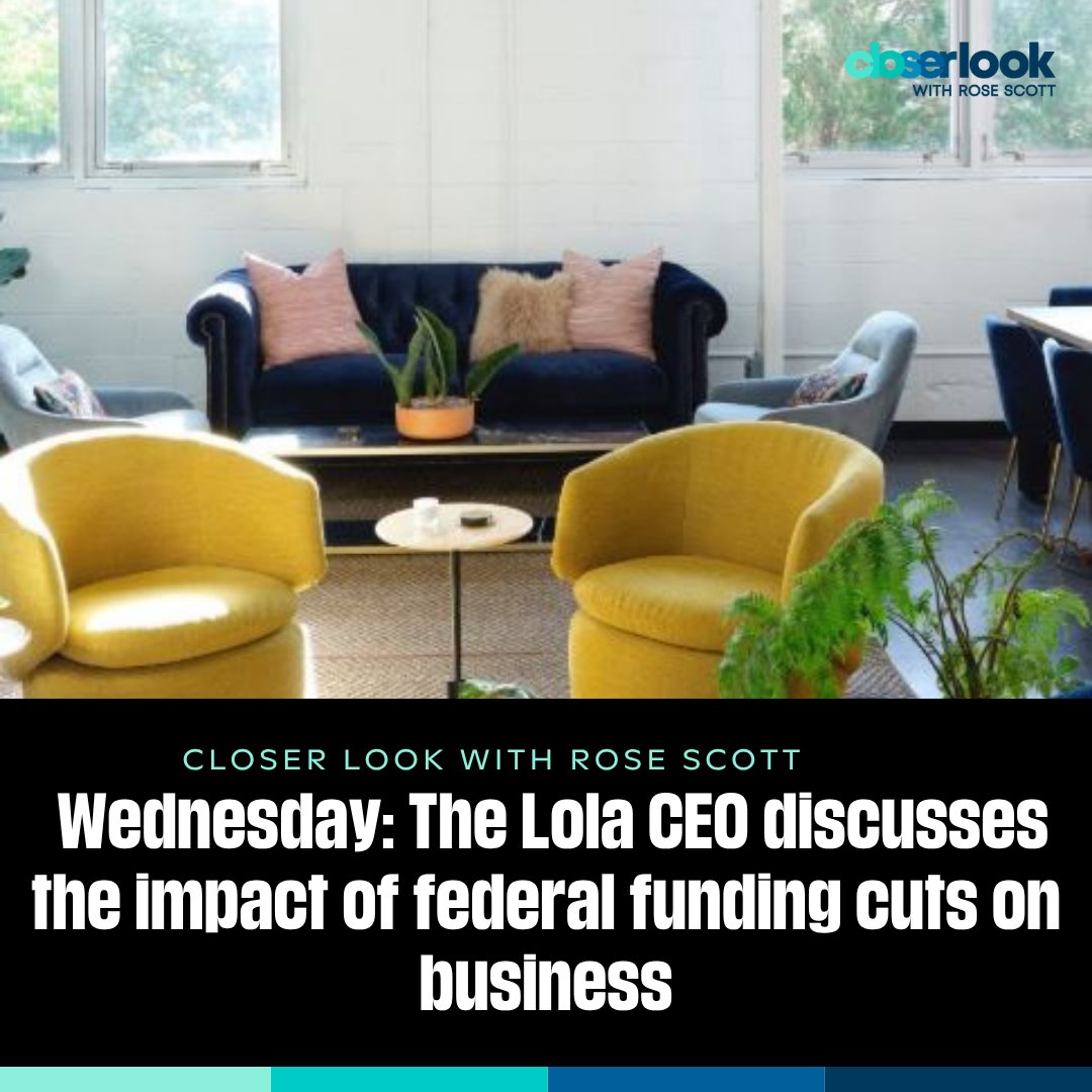 On today's Closer Look with Rose Scott: The Lola, a women-led co-working space in Atlanta, may be forced to shut down. Learn how federal funding cuts are affecting for-profit businesses that support nonprofit organizations. Listen at 12pm &amp; 8pm EST on <a href="/wabenews/">WABE News</a>. <a href="/waberosescott/">Rose Scott</a>