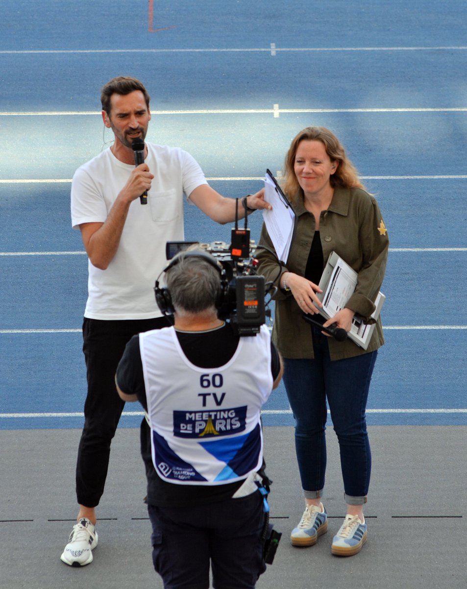 PierreSDZ's tweet image. 💎 Présentation du Meeting Wanda Diamond League de Paris aux côtés des meilleurs athlètes mondiaux 

💥 Stade Charléty à guichet fermé avec 19 000 spectateurs 

🎚️Sala Cissé

🎙️ Hélène Richter &amp;amp; Clément Breysse 

⚡Fédération Française Athlétisme &amp;amp; Xtrem Agency 

📸 F.Poirier