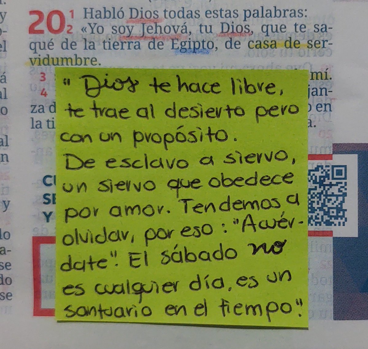 Éxodo 20. Necesitas experimentar la salvación porque si no, obedecer la Ley de Dios será una carga para ti. Los 10 mandamientos son una expresión del carácter de Dios. Puro amor ❤️
#rpsp
#Notitas