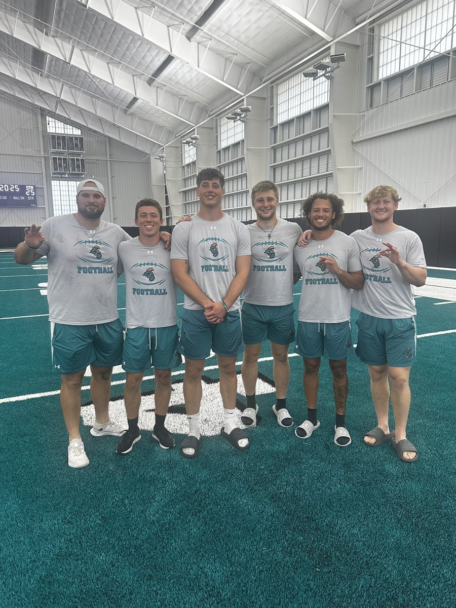 Michael T. Benson (@michaeltbenson) on Twitter photo Teal letter day for <a href="/CCUChanticleers/">Coastal Carolina University</a> as we officially opened our Indoor Practice Facility
Thanks to everyone who helped make this happen, especially <a href="/conwaymed/">ConwayMedicalCenter</a> & <a href="/CoachJoeMoglia/">Joe Moglia</a>
The <a href="/CoastalFootball/">Coastal Football</a> team wasted no time coming over & checking it out Teal letter day for <a href="/CCUChanticleers/">Coastal Carolina University</a> as we officially opened our Indoor Practice Facility
Thanks to everyone who helped make this happen, especially <a href="/conwaymed/">ConwayMedicalCenter</a> & <a href="/CoachJoeMoglia/">Joe Moglia</a>
The <a href="/CoastalFootball/">Coastal Football</a> team wasted no time coming over & checking it out