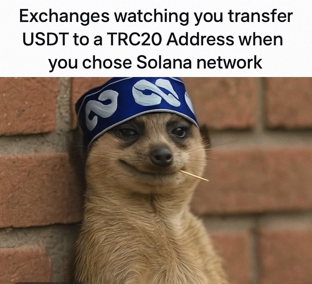 DenwigweU's tweet photo. Exchanges owe users a duty of care — like detecting if you’re sending USDT to a TRC20 address while picking Solana.
It’s not just UX. It’s loss prevention.
Crypto can’t go mainstream without this.

#CryptoSecurity #Web3UX #UserProtection #CryptoExchanges #BlockchainSafety #TRC20 https://t.co/08lmNM1Lok