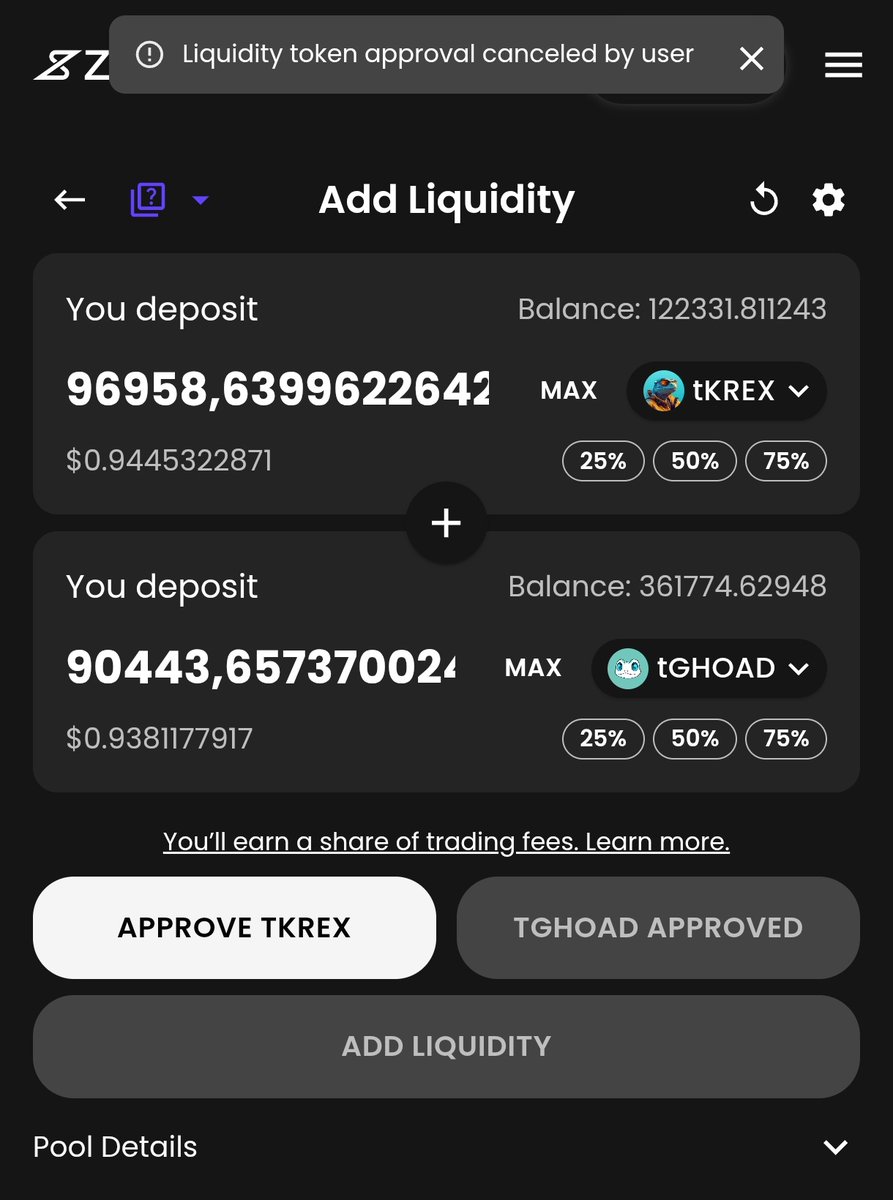 DpfXYzz's tweet image. I almost finished all the liquidity pairs! Only about 20% left, and stopped because I ran out of gas. @ZealousSwap 

#tesnet