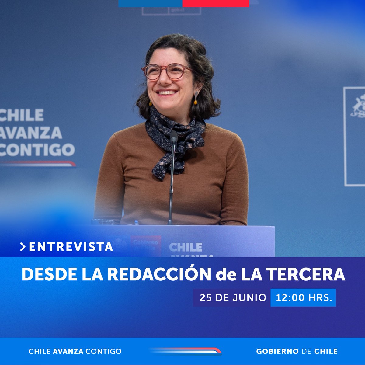 #VoceríaEnMedios | ¡Ahora! La ministra Aisén Etcheverry abordará en Desde la Redacción de <a href="/latercera/">La Tercera</a> las prioridades durante este 2025, la campaña #ChileVotaInformado y la agenda de Gobierno. 

🔗 Sigue en vivo youtube.com/watch?v=jFSUcV…