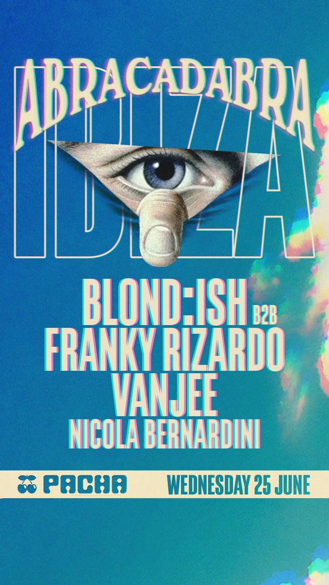 FrankyRizardo's tweet image. Tonight B2B @blond_ish in Pacha Ibiza 02.00-06.00 🫱🏻🫲🏼