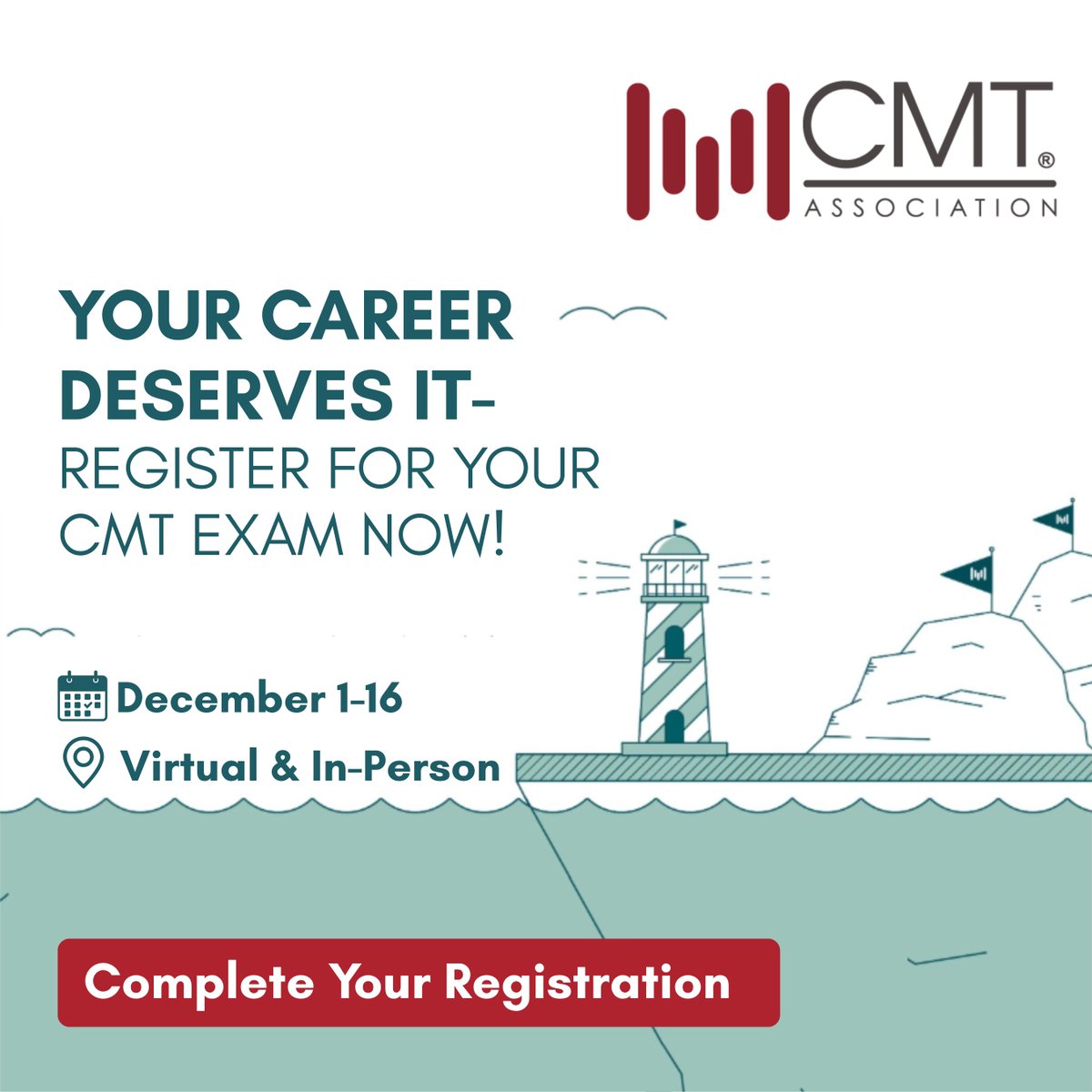 CMT Association (@cmtassociation) on Twitter photo ๐ข ๐ง๐ต๐ฒ ๐ฐ๐ผ๐๐ป๐๐ฑ๐ผ๐๐ป ๐ถ๐ ๐ผ๐ป!
Early Registration for the December CMT exams ends August 20.
Why wait? Secure your future in technical analysis today.
โ
Complete your registration today: //cmtassociation.org/cmt-program/register/
#InvestInYourself #CMTCharter ๐ข ๐ง๐ต๐ฒ ๐ฐ๐ผ๐๐ป๐๐ฑ๐ผ๐๐ป ๐ถ๐ ๐ผ๐ป!
Early Registration for the December CMT exams ends August 20.
Why wait? Secure your future in technical analysis today.
โ
Complete your registration today: //cmtassociation.org/cmt-program/register/
#InvestInYourself #CMTCharter