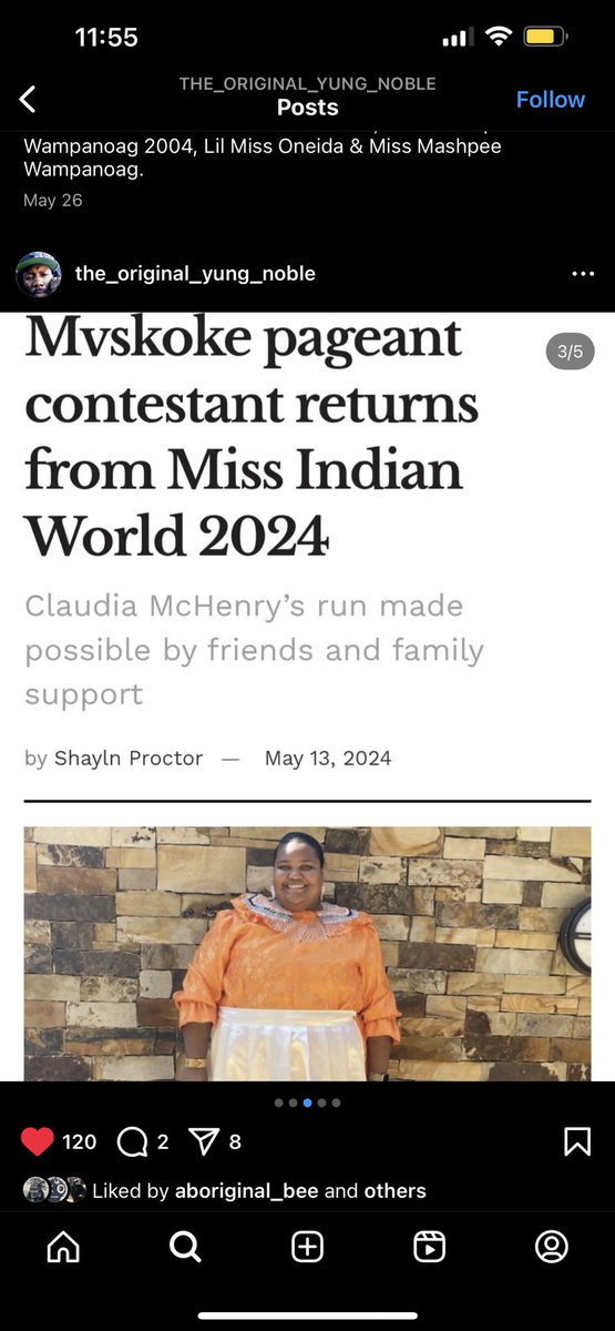 darvidosiris's tweet image. Miss Native American Claudia McHenry Mvskoke (Muscogee Creek) #TheGoldenChief