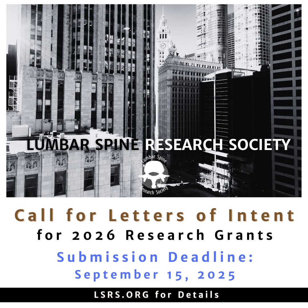 Lumbar Spine Research Society tweet media
