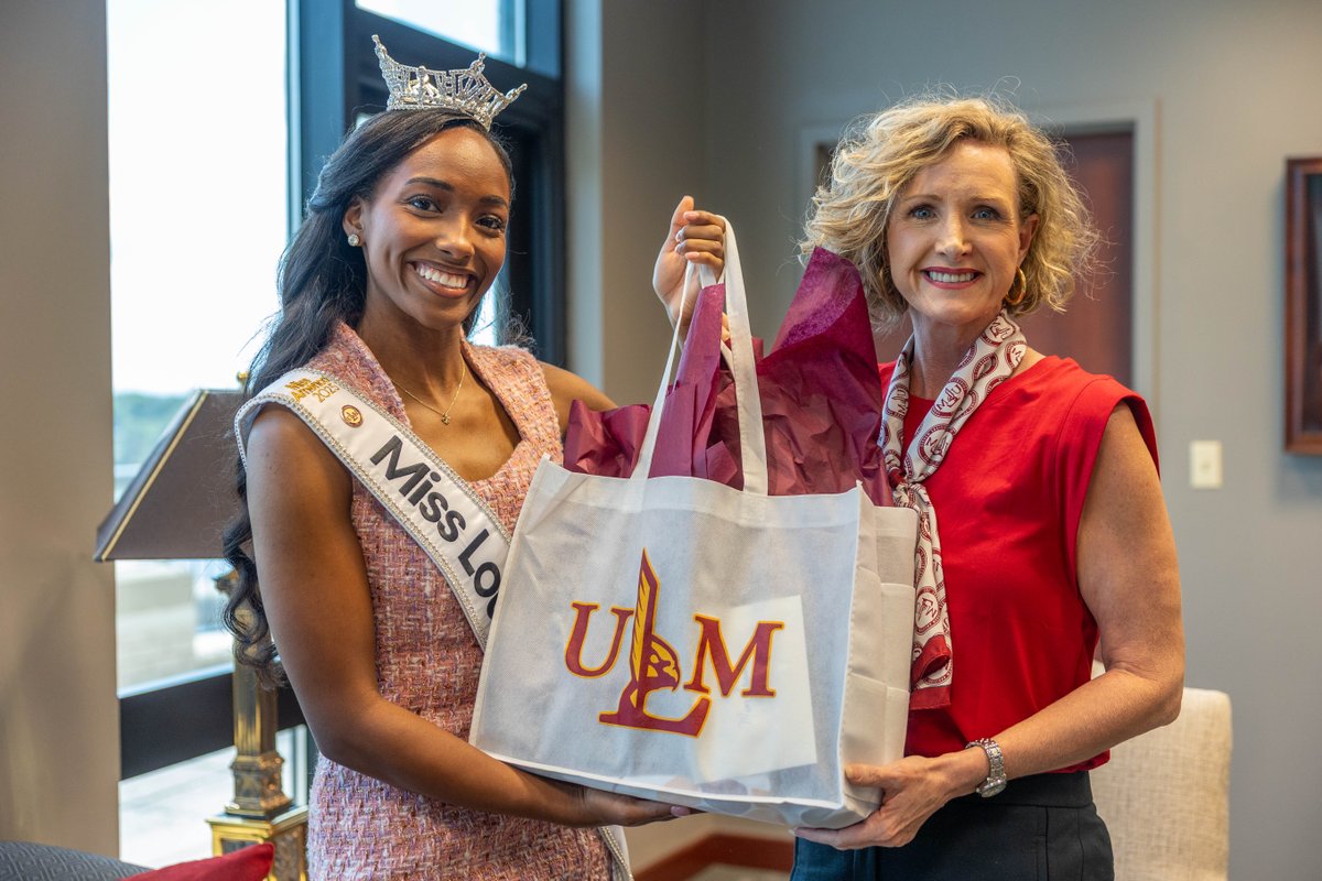 ULM_Official's tweet image. ULM student Gabrelle McLeod was crowned Miss Louisiana 2025 on Saturday, June 21, 2025, at the Monroe Civic Center. McLeod, a senior kinesiology and exercise science major from Vicksburg, Miss., competed as Miss Cane River. This was her second time competing at Miss Louisiana…