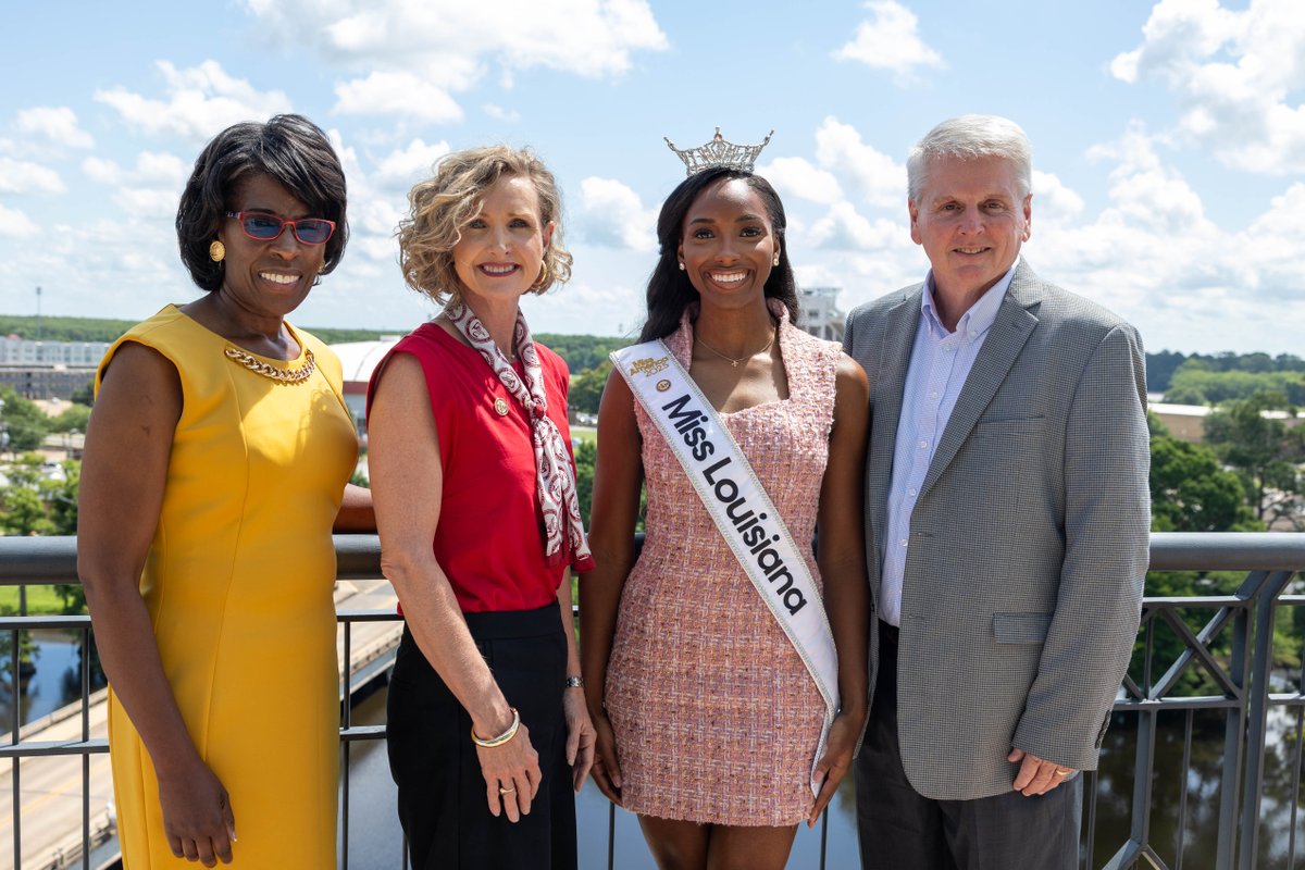 ULM_Official's tweet image. ULM student Gabrelle McLeod was crowned Miss Louisiana 2025 on Saturday, June 21, 2025, at the Monroe Civic Center. McLeod, a senior kinesiology and exercise science major from Vicksburg, Miss., competed as Miss Cane River. This was her second time competing at Miss Louisiana…