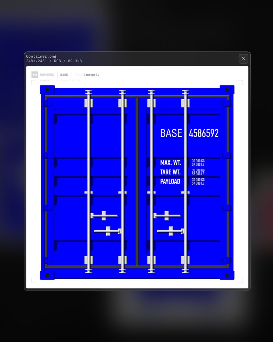 base's tweet image. container.png
2481x2481 / RGB / 89.3kb
@__NUMBER3 
brand dot base dot org