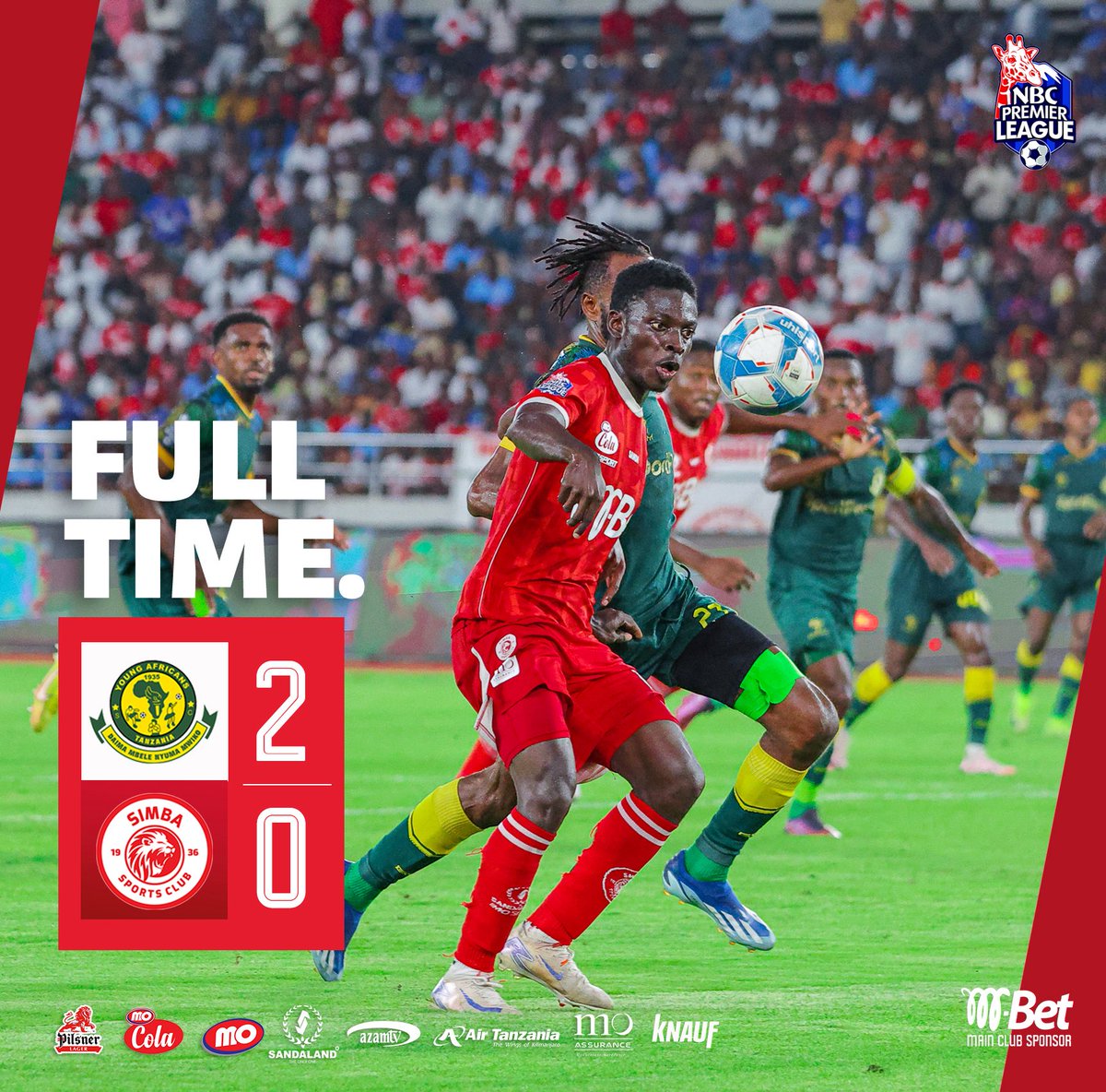 Mchezo umekwisha. #NBCPremierLeague #NguvuMoja