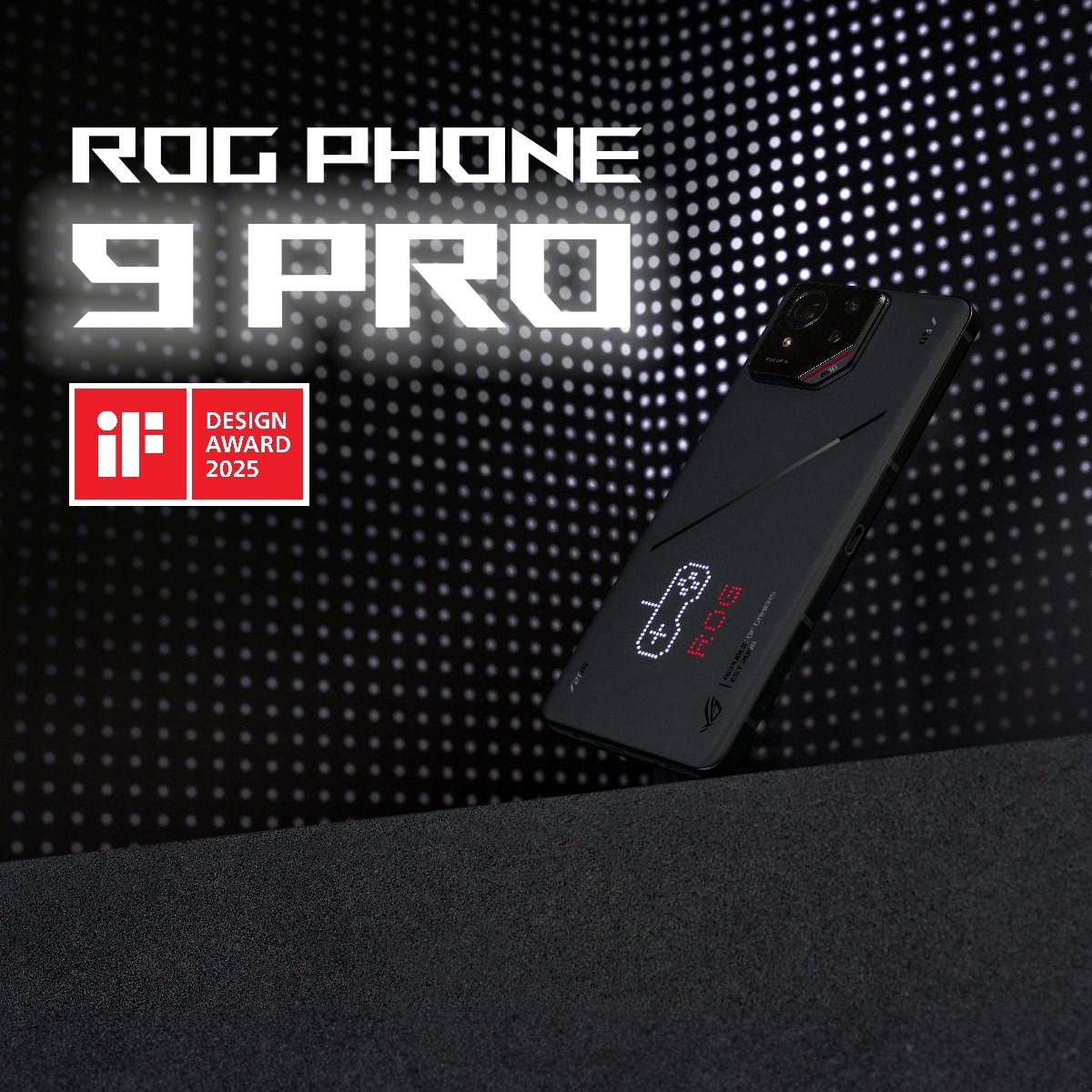 ASUS_ROGNA's tweet photo. ROG Phone 9 Pro has been honored with the 2025 iF Design Award — a testament to our commitment to both cutting-edge performance and standout design.

#ROGPhone9Pro #AIONGAMEON https://t.co/l453nGlq1Y