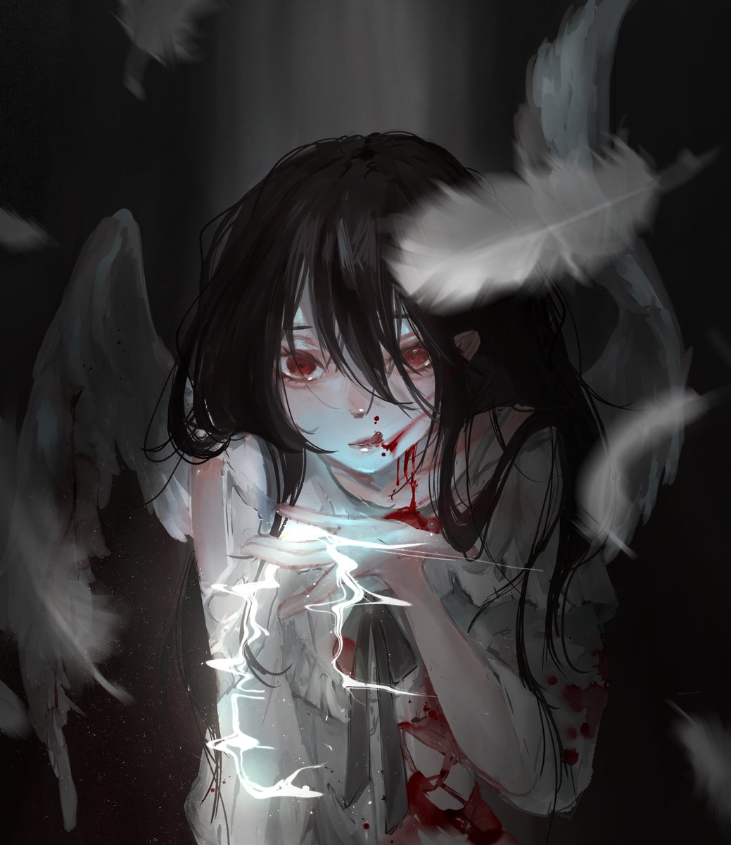 Angel ?
looks sweet but can kill you
#イラスト #digitalart #illstration #originalcharacter