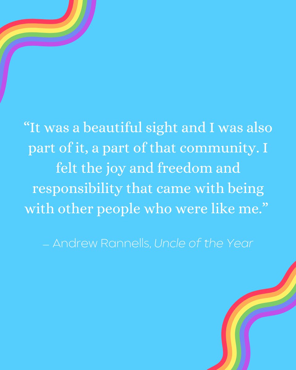 CrownPublishing's tweet photo. Looking for an entertaining and moving memoir for your next Pride month read? Check out UNCLE OF THE YEAR by Andrew Rannells! This memoir-in-essays features deeply personal and inspiring stories.
Learn more at the link! #PrideInYourWords
https://t.co/VouDT0FvEV https://t.co/thpZGJB4xF