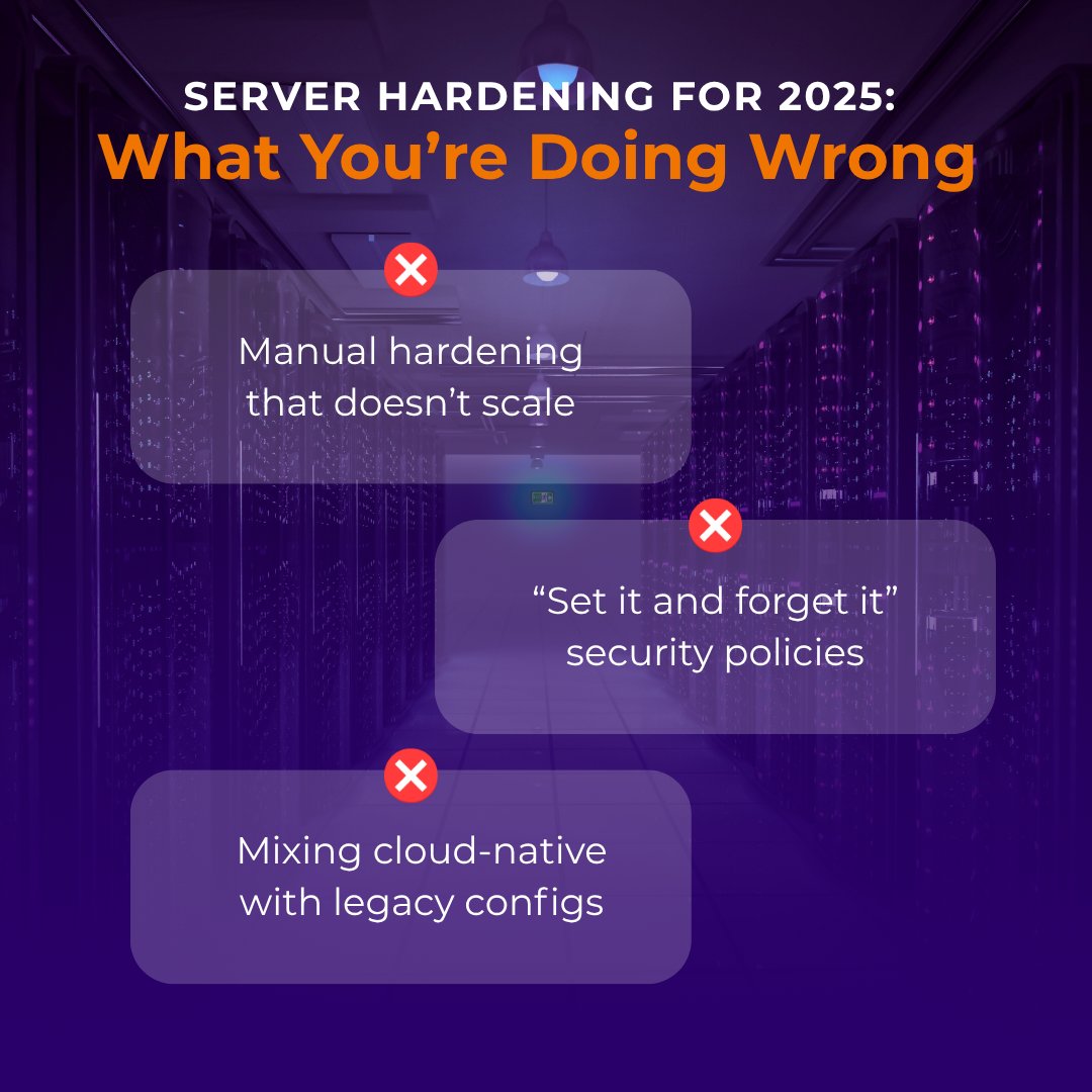 sicura_us's tweet image. Still treating server hardening like it’s 2015? ⚠️ Old methods = security gaps, compliance issues, and audit failures.
With Sicura, automate your server hardening and stay secure, compliant, and ready for 2025. 🚀
🔗 sicura.us/product
#ServerSecurity #TechProtection