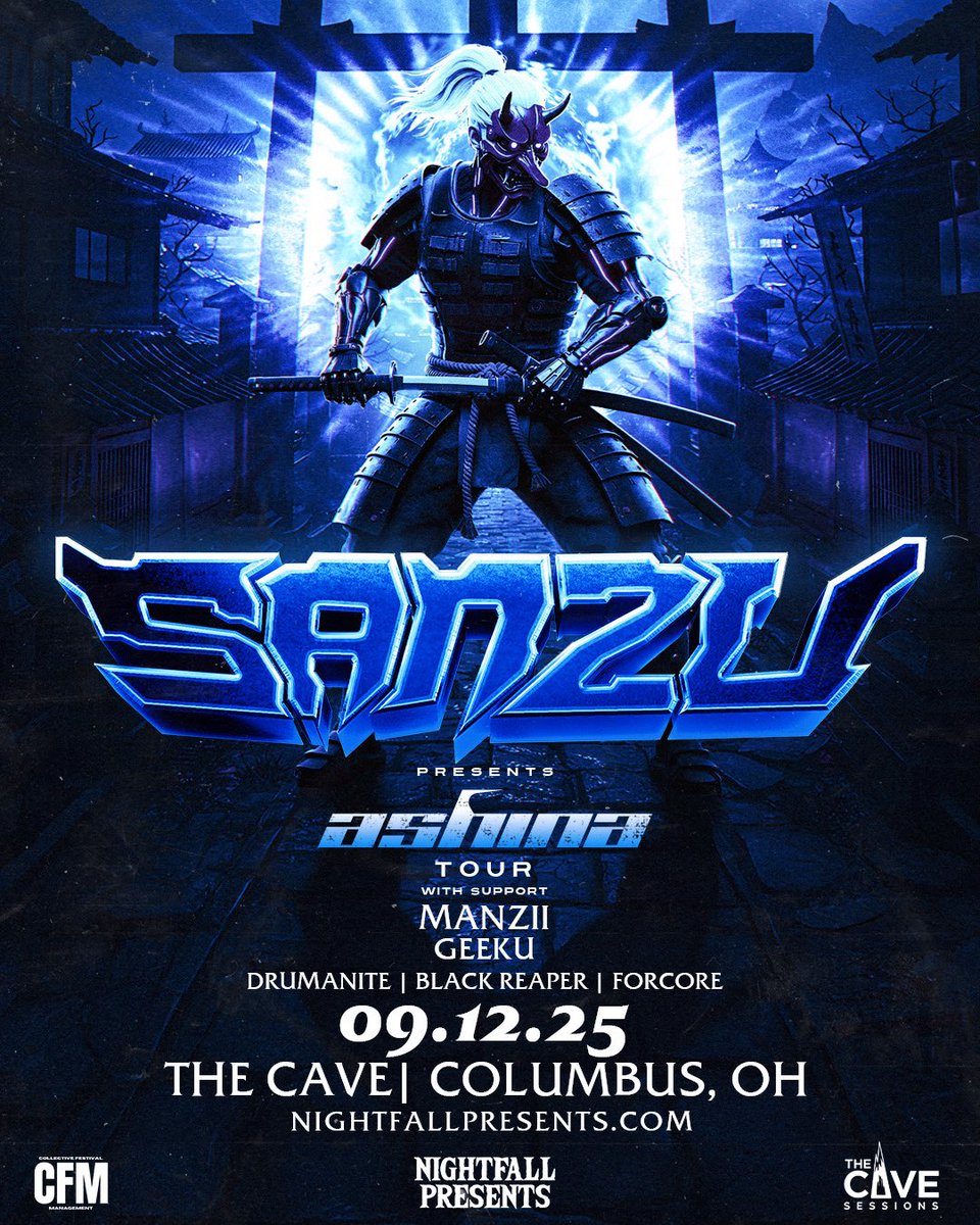 FORCOREDUB's tweet photo. Columbus… it’s time.
I’m hitting The Cave on 09.12.25 for the Ashina Tour with @sanzusounds + crew.
No mercy.
Let’s get it!!! ⚔️

(Use code: FORCORE)
⬇️⬇️⬇️⬇️⬇️⬇️⬇️⬇️
🎟️ https://t.co/13RLHNIUTJ 🎟️ https://t.co/Wf54PT06dw