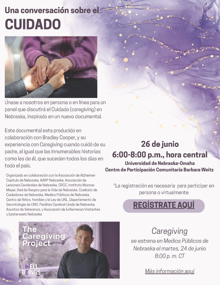 LifespanRespite's tweet image. TOMORROW! Join us for a vital conversation on caregiving in Nebraska. 
June 26 | 6–8pm CT 
Omaha or Zoom. 
👉 Register: respite.ne.gov/panelists 
#CaregivingPBS #CaregiversMatter #NebraskaEvents #WeAreWellBeings