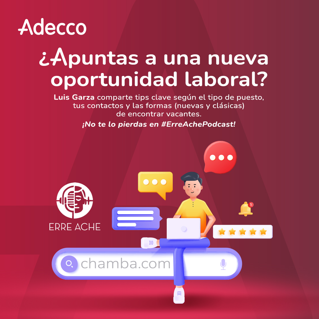 Más caminos, más herramientas, más visibilidad.
Todo empieza por saber dónde buscar.

🎧 Escucha el episodio completo y toma nota: youtube.com/watch?v=2XO3a7…

#Empleo #TipsLaborales #Podcast #DesarrolloProfesional  #ErreAche