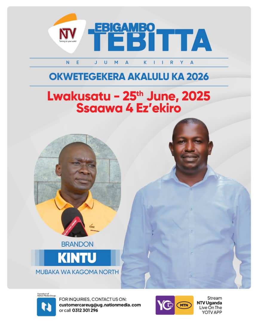 ANIWALU KATAMBA (@aniwalukatamba) on Twitter photo Nga bwetukya kungubaga Munnamukago <a href="/jumakiirya/">Juma Kiirya</a> kaajire nga batwalamu mu #EbigamboTebitta <a href="/ntvuganda/">NTV UGANDA</a> Nga bwetukya kungubaga Munnamukago <a href="/jumakiirya/">Juma Kiirya</a> kaajire nga batwalamu mu #EbigamboTebitta <a href="/ntvuganda/">NTV UGANDA</a>