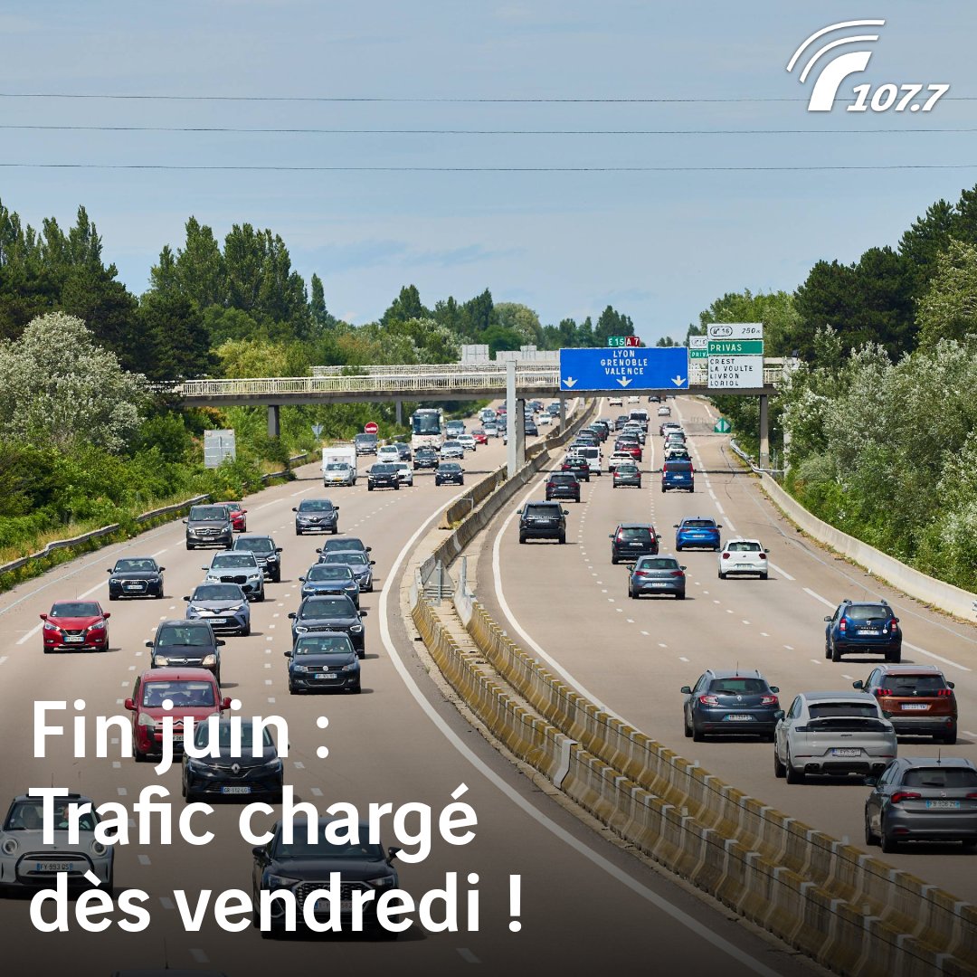 🚗 Ce week-end, circulation dense attendue vers la Méditerranée et l’Île-de-France. Consultez nos prévisions détaillées ➡️ radio1077.fr/TX7AKL