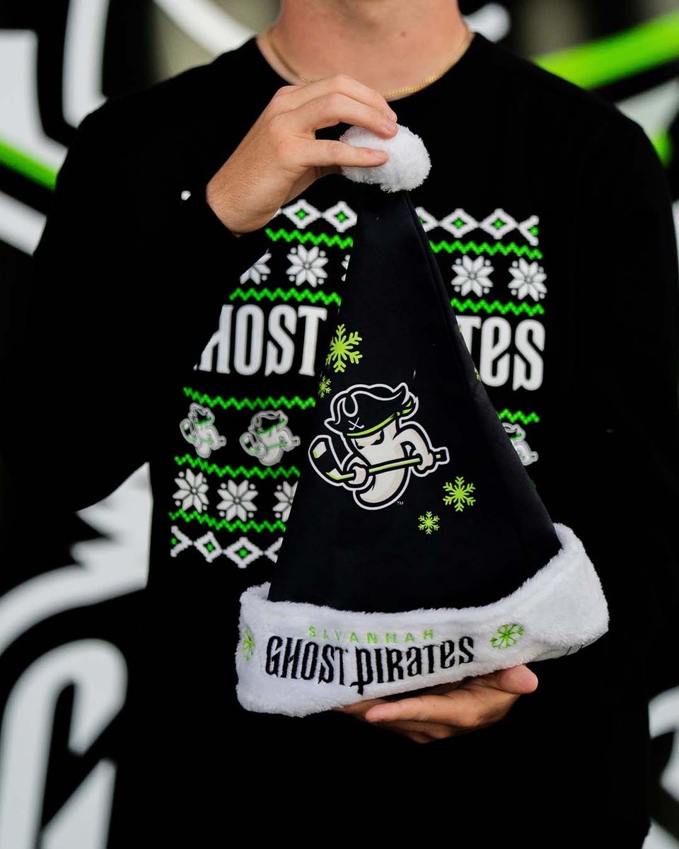 SavGhostPirates's tweet image. 🎅🏴☠️ Halfway to the Holidays, all the way to the deals! Celebrate Half Christmas with the Savannah Ghost Pirates – merch markdowns that even Santa would haunt for!
-
Purchase here ➡️ bit.ly/3GcbTkB
