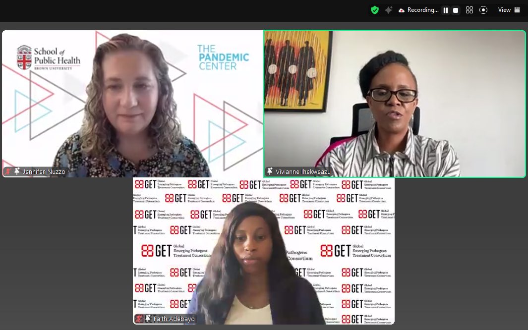 🔺Thank you for joining the GET June Webinar!

We’re grateful to all speakers &amp; participants for an insightful discussion on the WHO Pandemic Agreement &amp; global equity.

Missed it? Watch here 👇
📺 youtu.be/PYYNKC6AMIM

See you in July!

#getwebinarseries #pandemicpreparedness