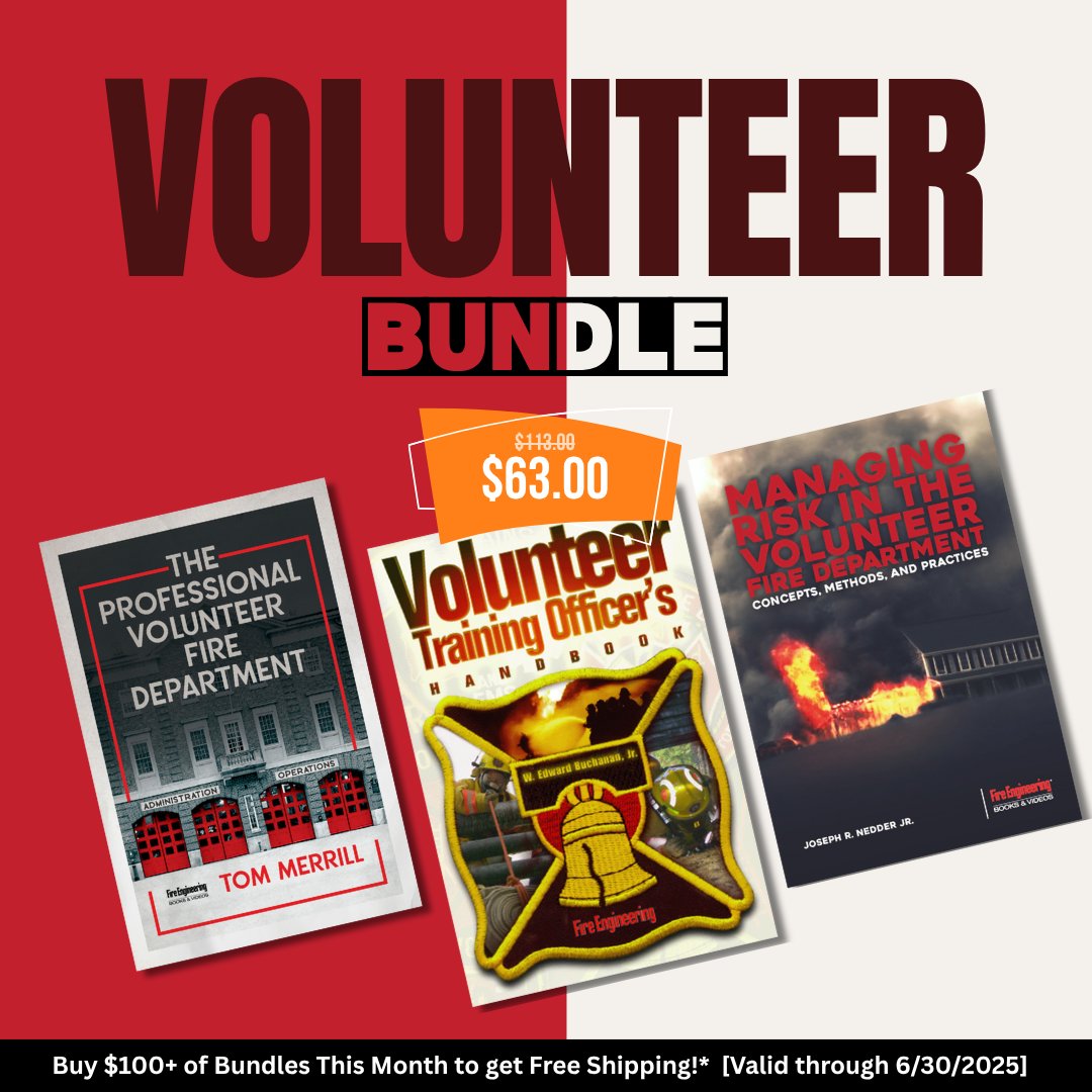 🚒 Volunteer Bundle: Made for those who lead, serve, and protect in volunteer departments. Packed with practical guidance and leadership insights, this set is a must-have for every training shelf.

👉 Shop the bundle now: ow.ly/9S4E50Wai4J