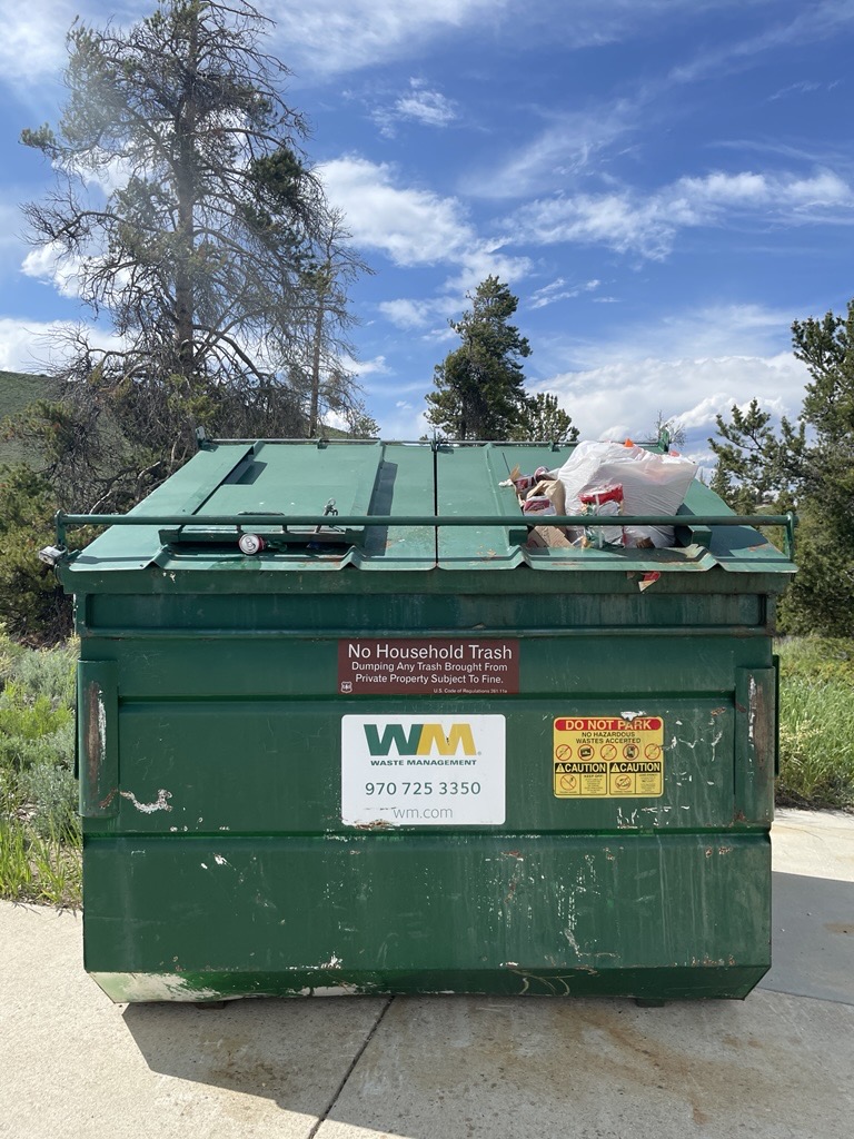 New porta potties and bear-proof trashcans are now located at Herman Gulch Trailhead. Bear-proof trashcans are only effective when they can be fully closed. If the can or dumpster is full, pack your trash back out with you. Unsecured trash is an easy target for wildlife.