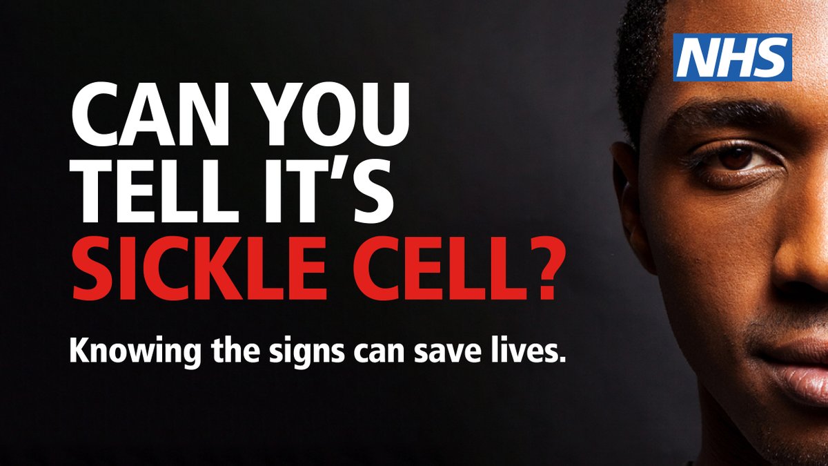 Sickle cell disease is an inherited blood disorder prevalent in African, Caribbean, Middle Eastern, and South Asian communities.

Symptoms: pain crises, infections, anaemia.

Early diagnosis &amp; treatment can improve quality of life.

🔗 nhs.uk/conditions/sic…