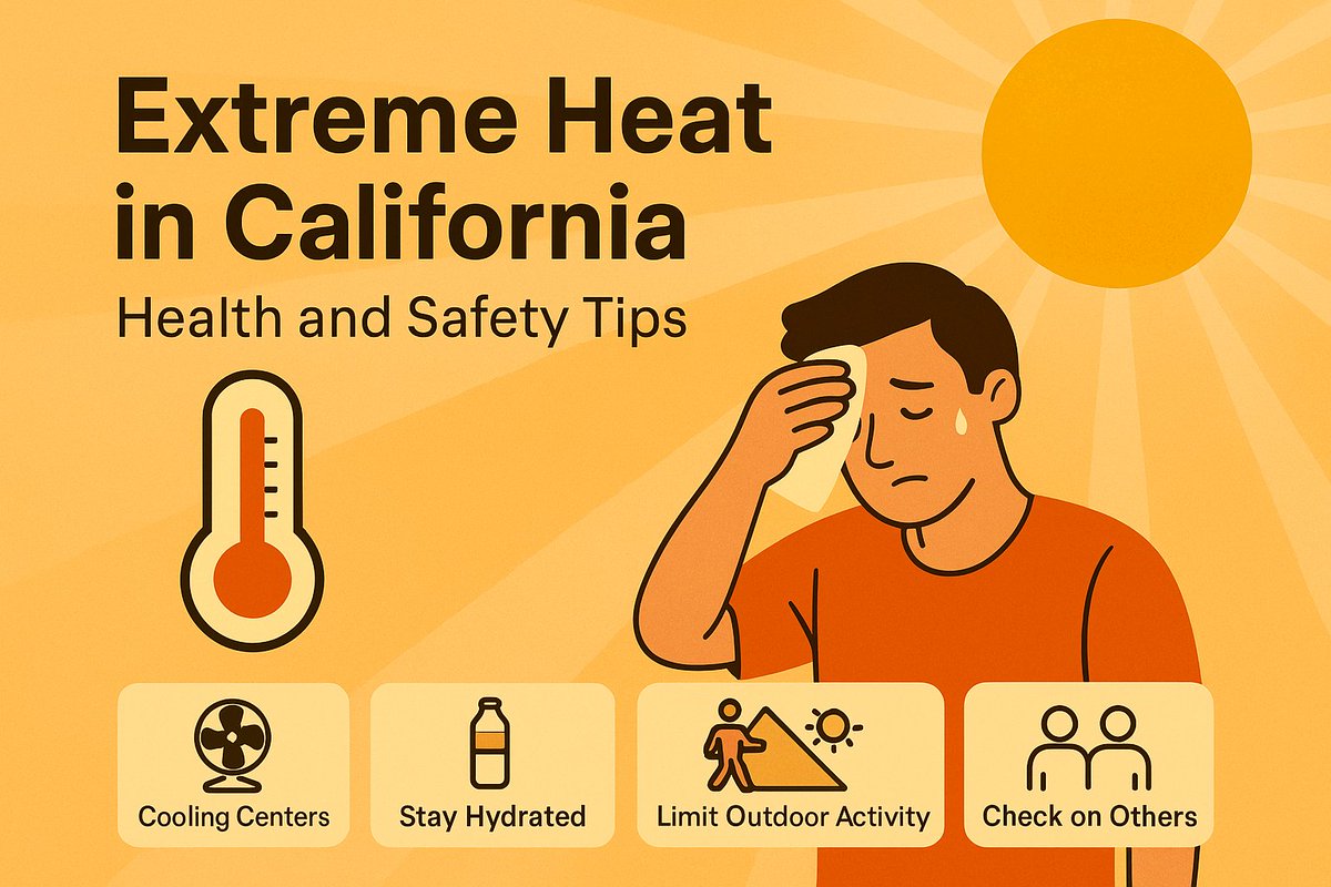 BenefitsStore's tweet image. 🔥 California heatwaves are getting more intense—are you prepared?

Check out our quick guide to staying safe during Extreme Heat in California: hydration, cooling centers, &amp;amp; more 👉 l8r.it/ynbr

#ExtremeHeat #CaliforniaHeat #HeatwaveSafety #StayCool