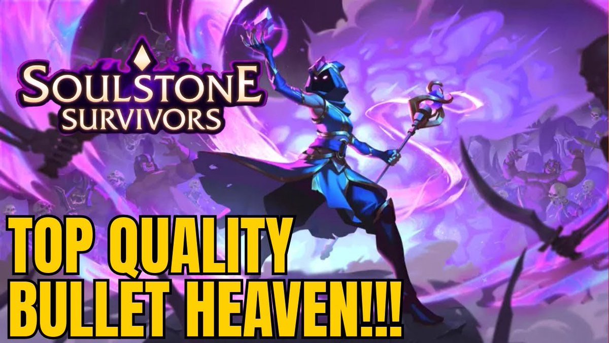 Top Quality Bullet Heaven! Soulstone Survivors First Look!
youtu.be/aDLtKMNy4Qc