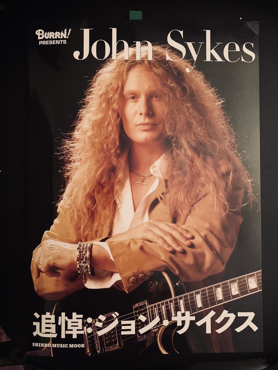 Very happy I could be part of this beautiful tribute by BURRN magazine for John Sykes. I still miss him tho am thankful for the music &amp; friendship we shared. Thanks to Charrie Foglio for your integrity, heart and dedication with all involved 🙏🏻❤️ #BurrnMagazine #Japan #JohnSykes