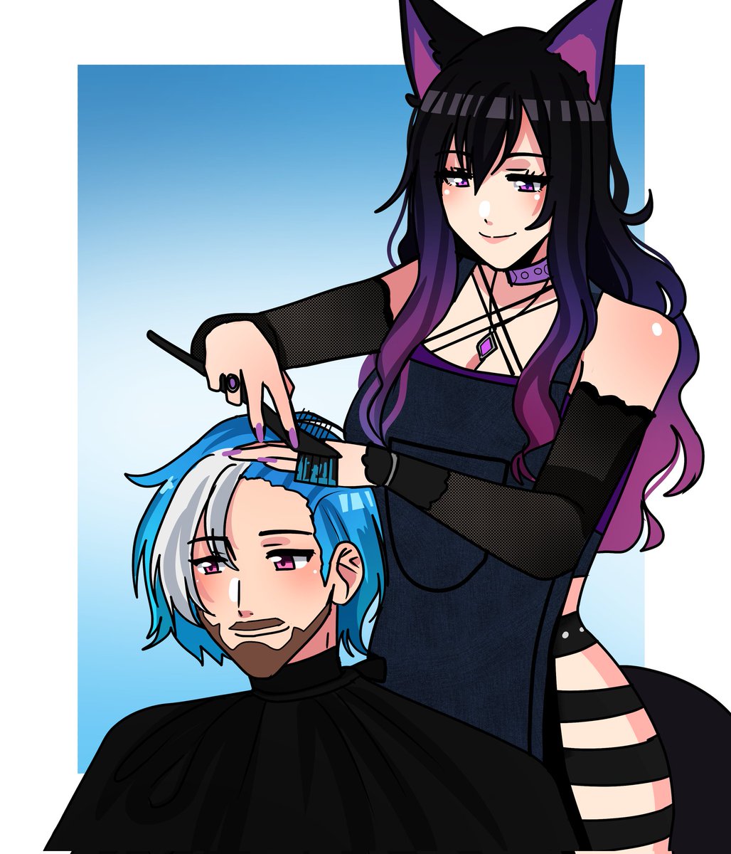 ChaosKuma (@chaoskumavtube) on Twitter photo Behind the scenes of the fancy Chaoskuma. Yes. <a href="/SapphireChan69/">Sapphire Chan 青玉 💜💎【EN Vtuber Predebut】</a> did a real good job of coloring his hair
Art by <a href="/Aegis_Asu/">Asu | Comms open</a> <3
#chaoskumaart Behind the scenes of the fancy Chaoskuma. Yes. <a href="/SapphireChan69/">Sapphire Chan 青玉 💜💎【EN Vtuber Predebut】</a> did a real good job of coloring his hair
Art by <a href="/Aegis_Asu/">Asu | Comms open</a> <3
#chaoskumaart