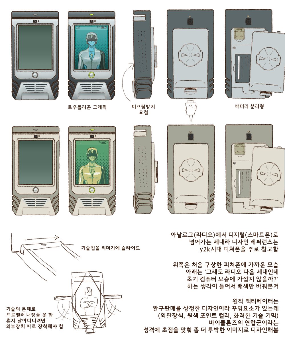 바이클론즈 2세대 액티베이터 팬 디자인