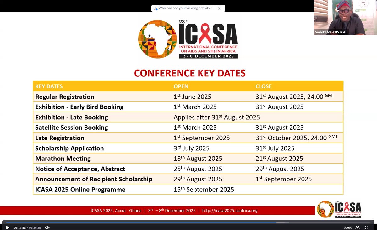 Today marked the first meeting of the International Coordinating Committee (ICC) as we continue joint preparations for the 23rd edition of ICASA, set to take place in Accra, Ghana from 3rd – 8th December 2025.

The ICC serves as the overarching body providing strategic leadership