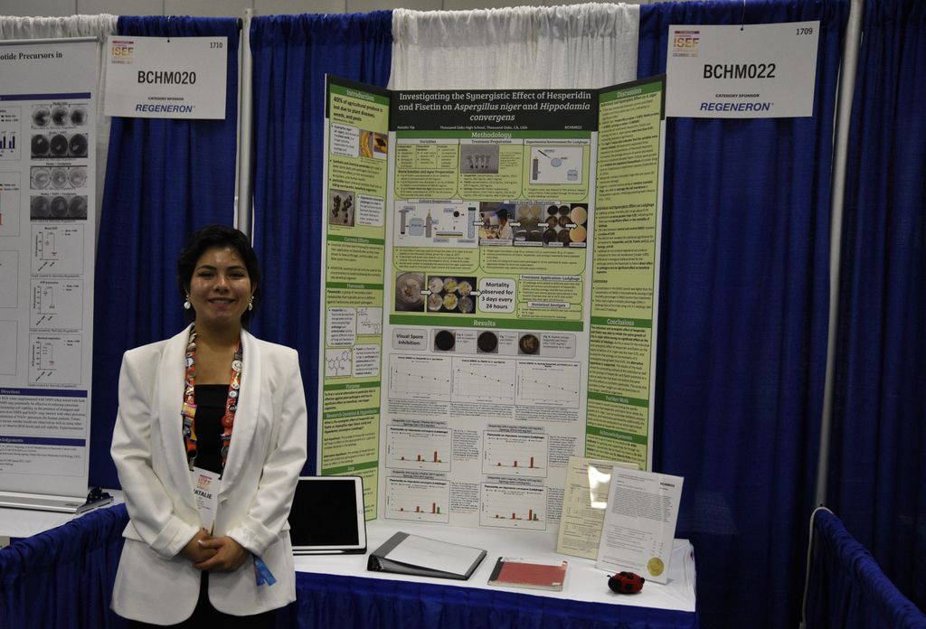 Congratulations to Natalie Yip from Thousand Oaks High School for representing Ventura County at the prestigious International Science and Engineering Fair last month in Ohio! She placed as a top awardee at the 2025 Ventura County Science Fair. <a href="/ConejoValleyUSD/">Conejo Valley USD</a>
