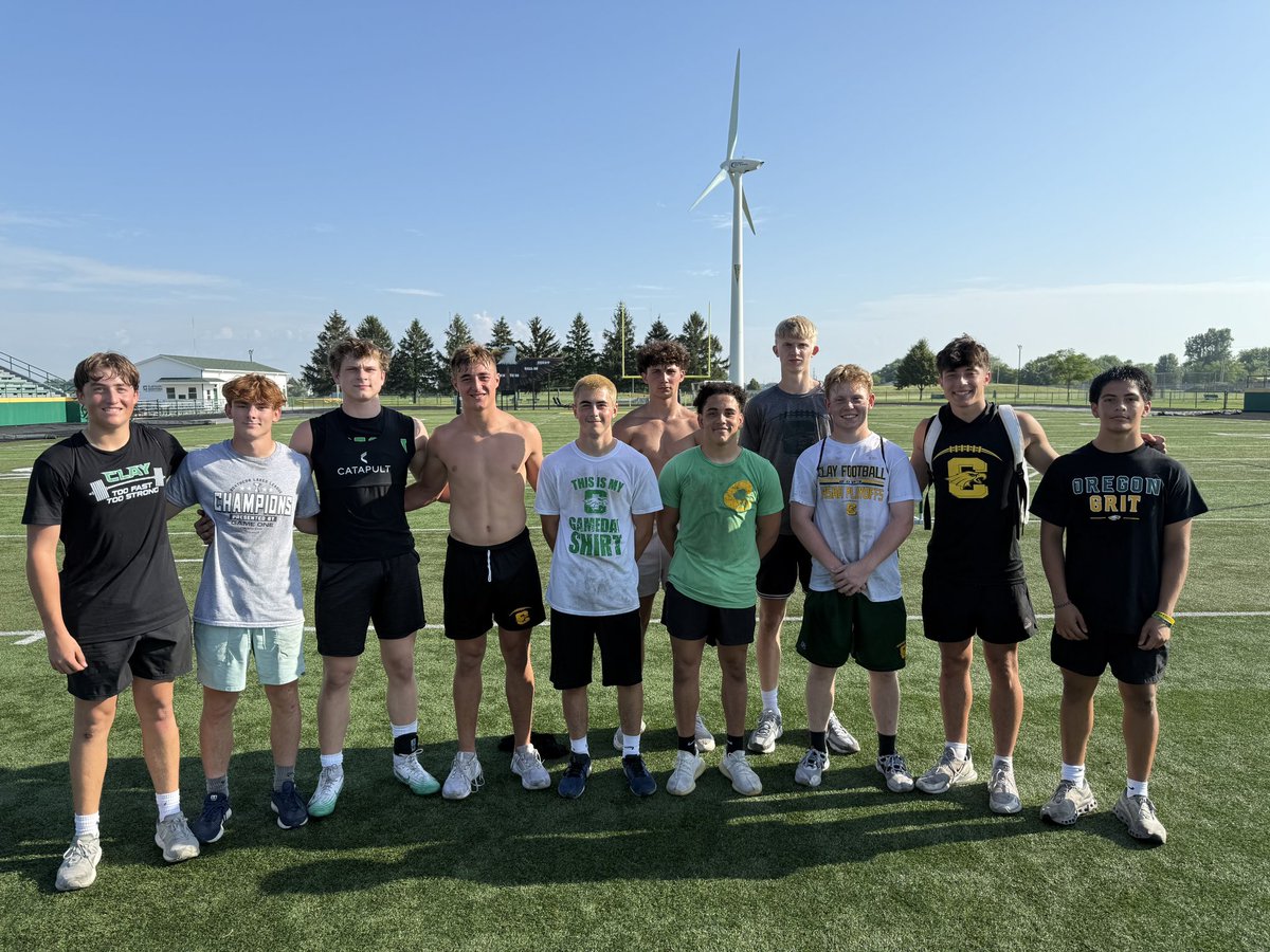 Congrats to all these young men who entered our 20 mph club by being clocked at over 20 mph on our new catapult system purchased by the Eagle Gridiron club!