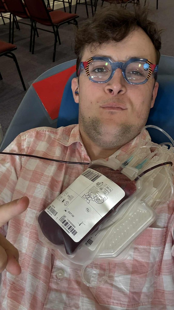 LOTTIEJENKINS's tweet photo. @GiveBloodNHS Very proud of @WilfredJenkins he's got a blood and needle phobia. He's deaf and autistic. First donation today!! https://t.co/tlpK1PvTAL