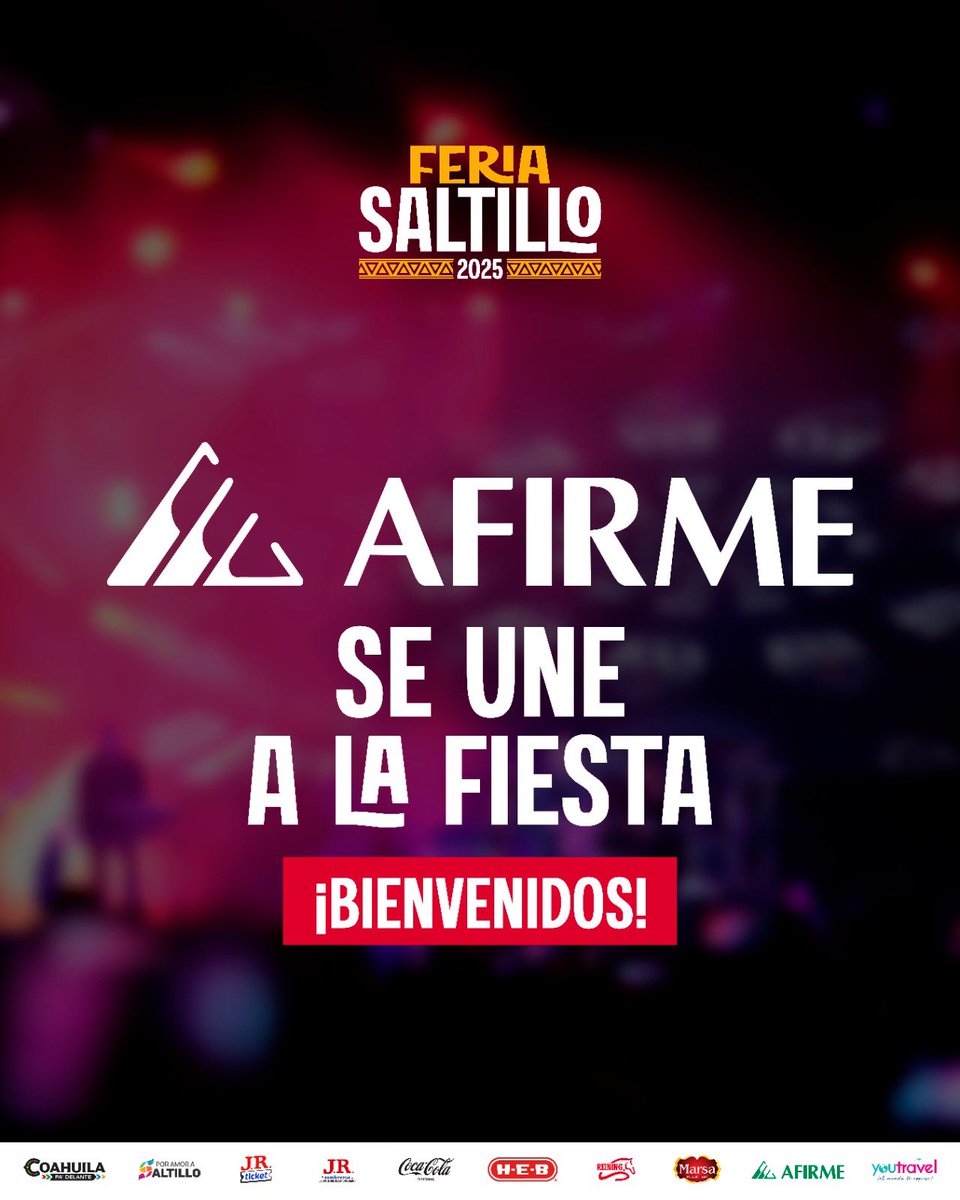 feria_saltillo's tweet photo. ¡Banco Afirme es parte de la Feria #Saltillo 2025! 🤩💚 https://t.co/s35dWEGEd2