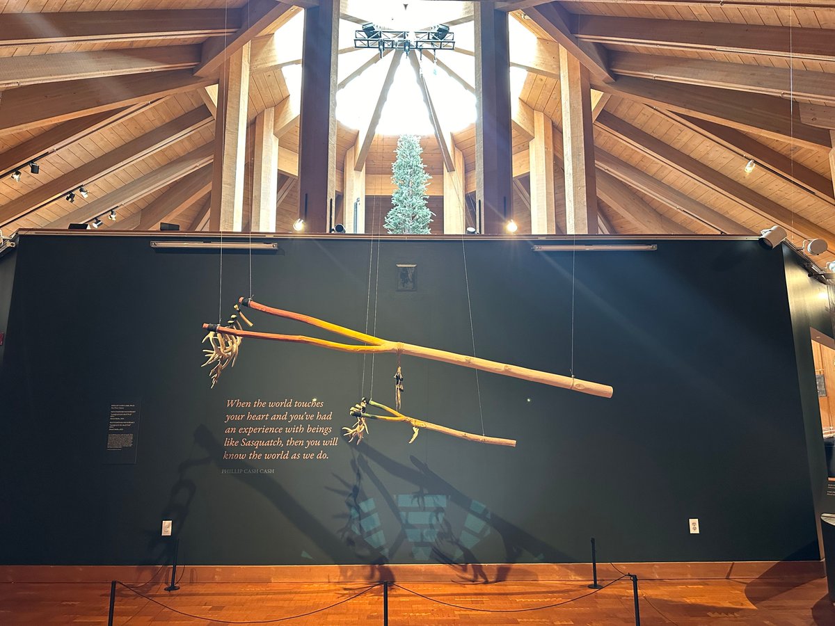 "When the world touches your heart and you've had an experience with beings like Sasquatch, then you will know the world as we do." Phillip Cash Cash

Sasquatch: Ancestral Guardians is currently on view at the Discovery Museum. Wed-Sun, 10 am - 4 pm. Included with admission.