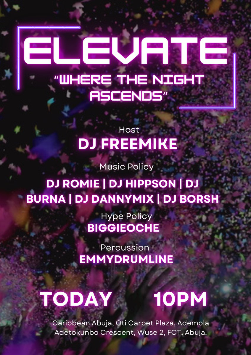 Djfreemike's tweet photo. Tonight at Caribbean Abuja ! https://t.co/mtNweO6LT6