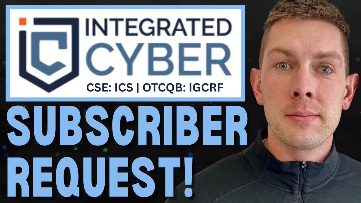 McnallieM's tweet photo. Today we are covering Integrated Cyber Solutions Inc. @IntegratedCyber ticker https://t.co/RLhWFHZ7EC
#StockNews #TopStocks #Stocks #HighGrowthStocks #Investing #Finance #StocksToWatch #StocksNow
https://t.co/ueKECTMGSV https://t.co/KywE7OJGDe