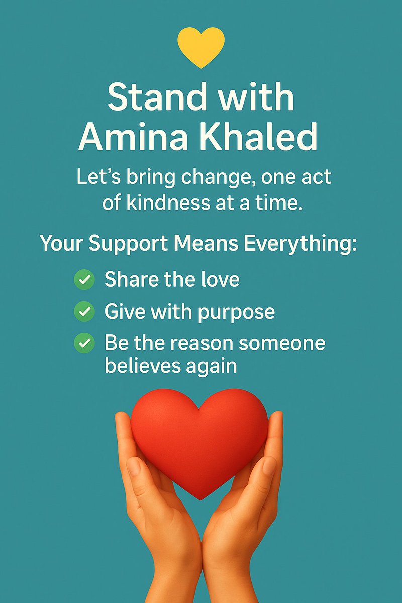 Noahdonors00's tweet image. Hi, I’m Amina Khaled, raising funds for my father’s urgent surgery. Your support through a share or donation can change everything. Let’s make this happen together. Stuck with your campaign? Message me. I’ll guide you. #GoFundMeHelp